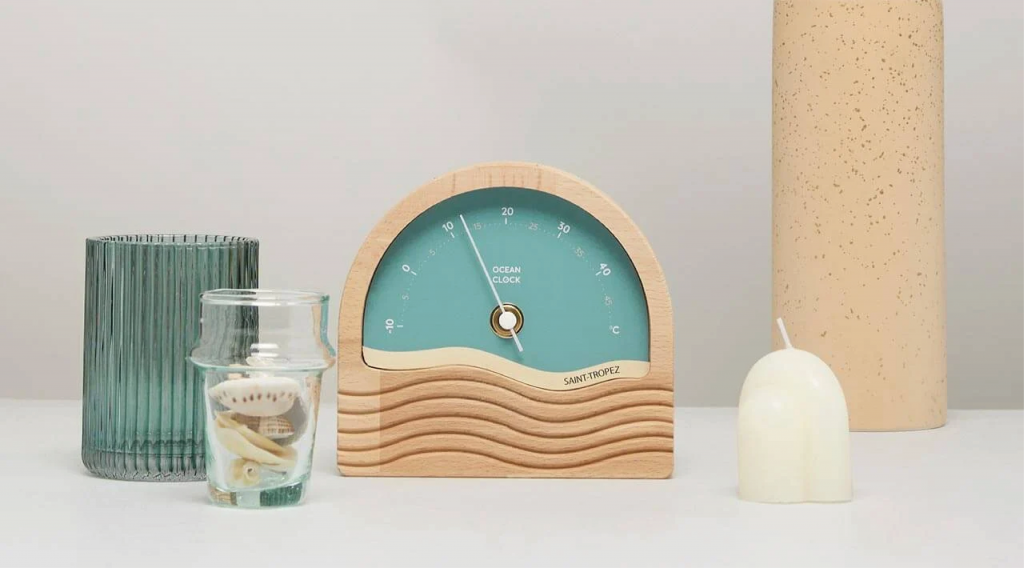 thermomètre sans pile à cadran Ocean Clock