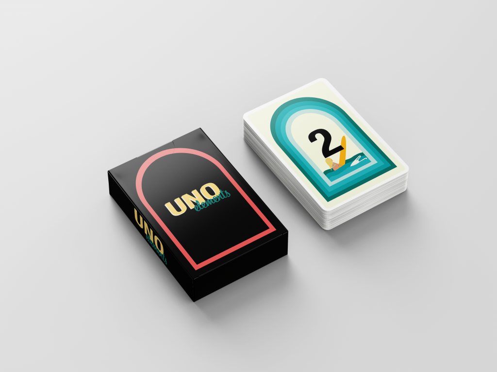 jeu de cartes personnalisé avec sa boîte